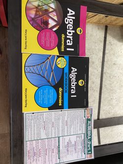 Algebra  1 For Dummies, Algebra 1 Workbook And A Study Guide For All 3 