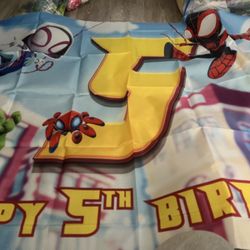 Spidey 5 Th Bday Party Supplies 