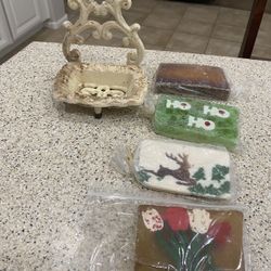 Nice rustic Soap Dish And Soaps 