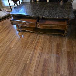 Marble Coffee Table And End Tables For Sale 
