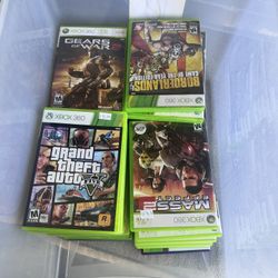 50 Xbox 360 Games Bundle COMPLETED Good Condition 