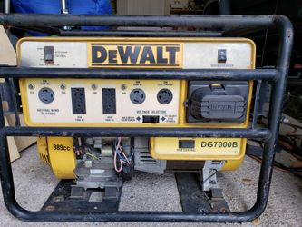 6500watt dewalt generator