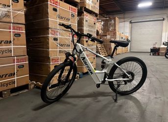 New! *firm $360 white Narrak M201 Electric Mountain Bike for Adults 26" step Over Commuting Ebike