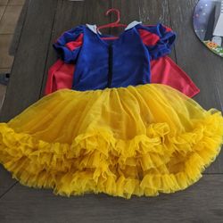 Disney Princess Snow White Dress Costume 3-4T