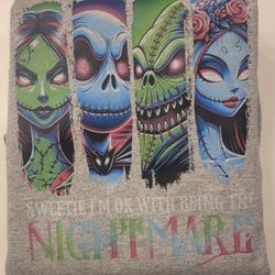 Nightmare Before Christmas Crew Neck Sweater