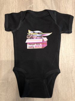 Baby Yoda Newborn Onesie