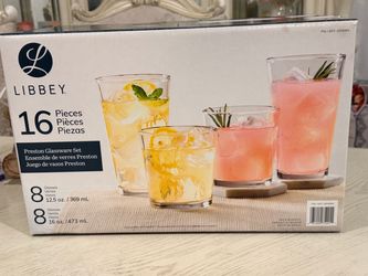 Libbey 16pc Glasswsre Set