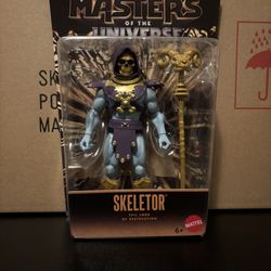 Mattel Masters of the Universe Skeletor Boxed Action Figure with Staff