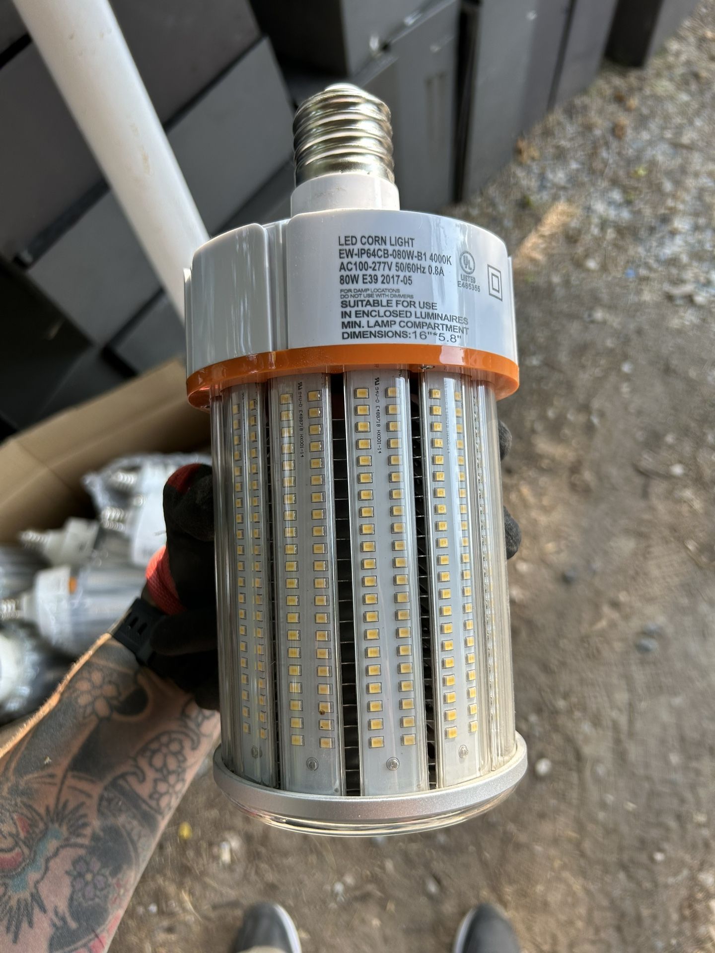 Outdoor LED Lights For Parking Lots, Warehouses, Etc.