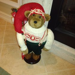Holiday Bear , Free Standing 19 Inches Tall