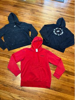 3 men’s Nike and Adidas hoodies
