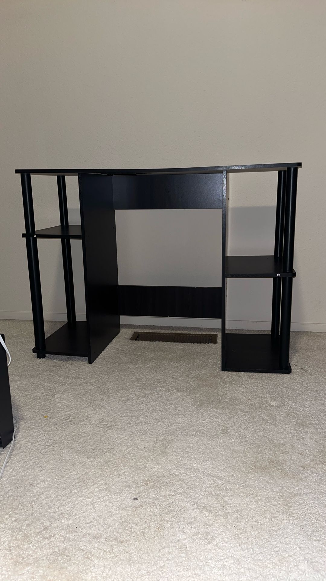 Black Wooden Computer Desk