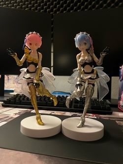 Anime figure Sets For Demon Slayer & Rezero