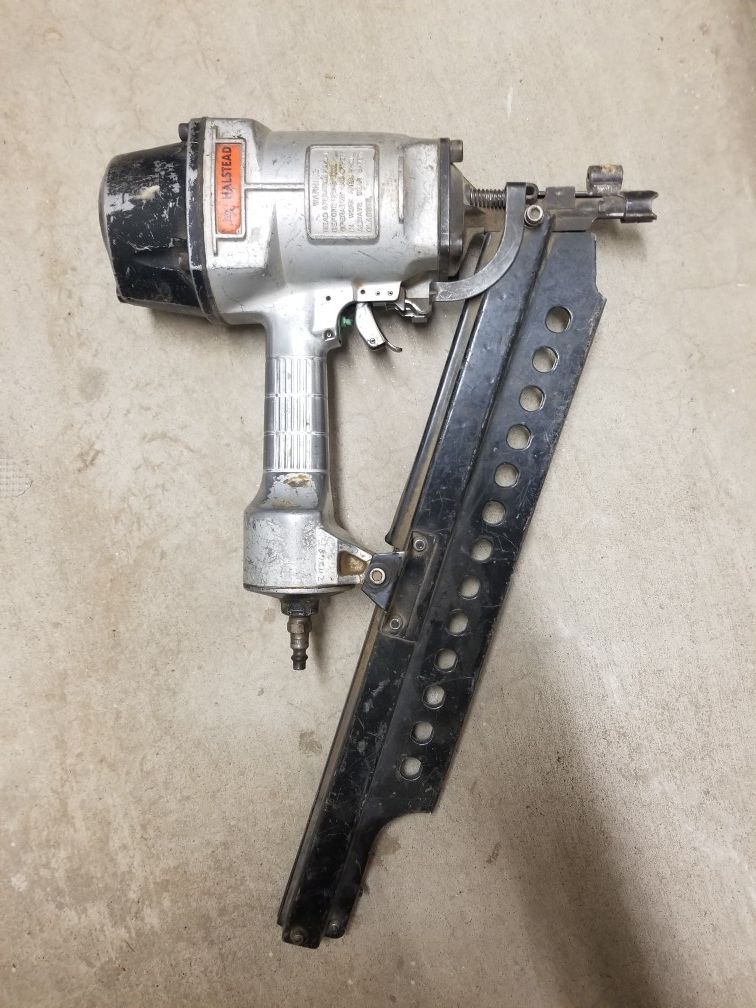 Halstead Framing Nailer Gun 8/16 Penny Nails
