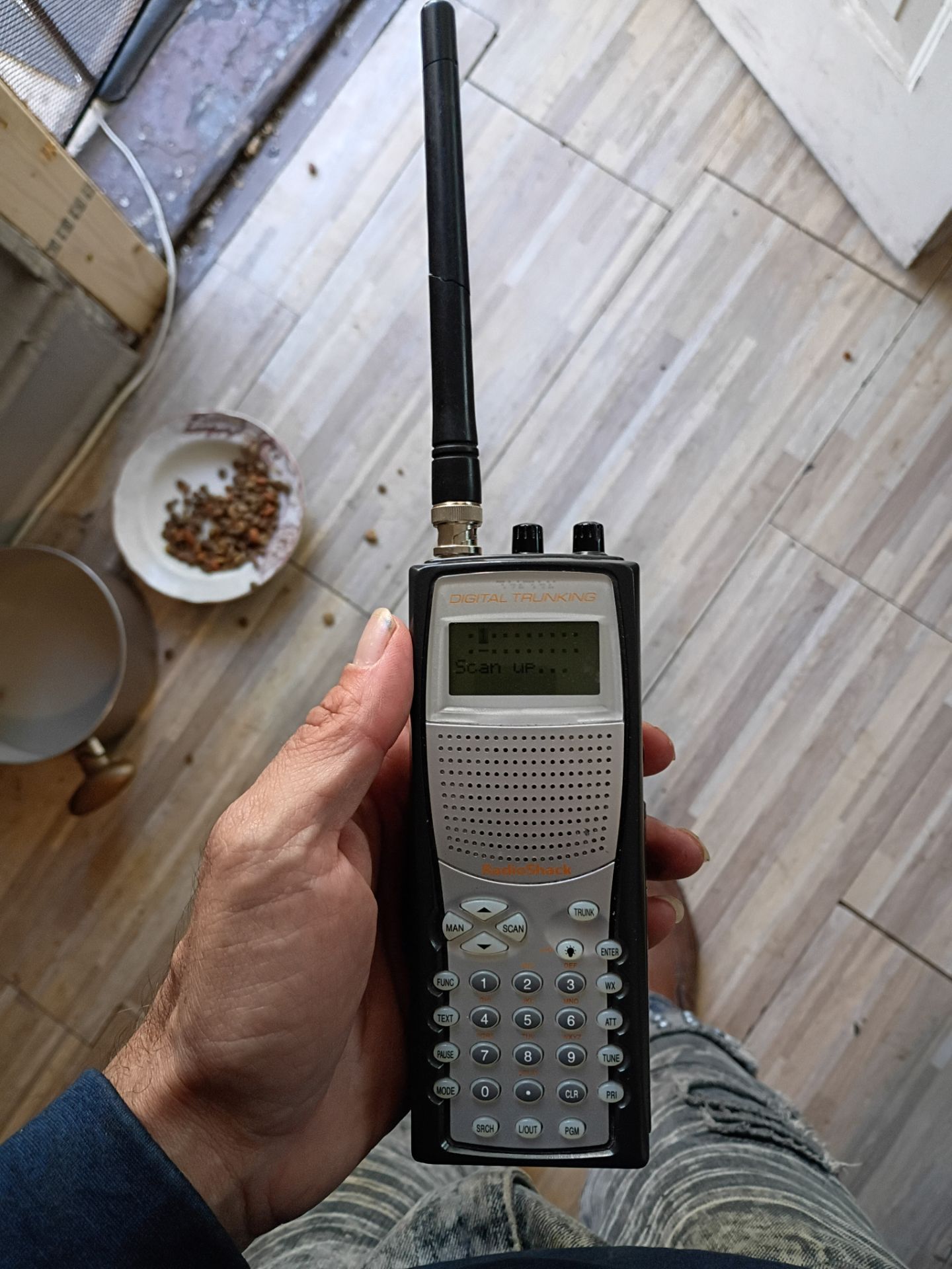 Digital handheld police scanner
