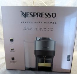 Nespresso Vertuo Pop+ Deluxe Coffee & Espresso Machine -New