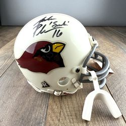 Jake Plummer Signed Arizona Cardinals (Riddell) Mini Helmet With “Snake” Includes COA