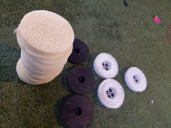 Floor cleaning Pads and Brush Attachments Set