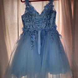 Dancing Queen Dress Size L color Light Blue