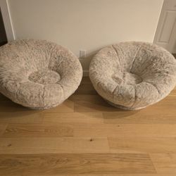 Poterry Barn Swivel Chairs 