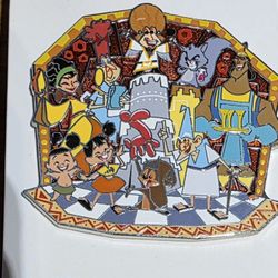 Disney Pin - Emperors New Groove Cast Cluster Pin With Defect 