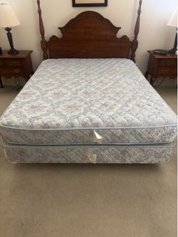 Serta perfect sleeper queen mattress and box spring set