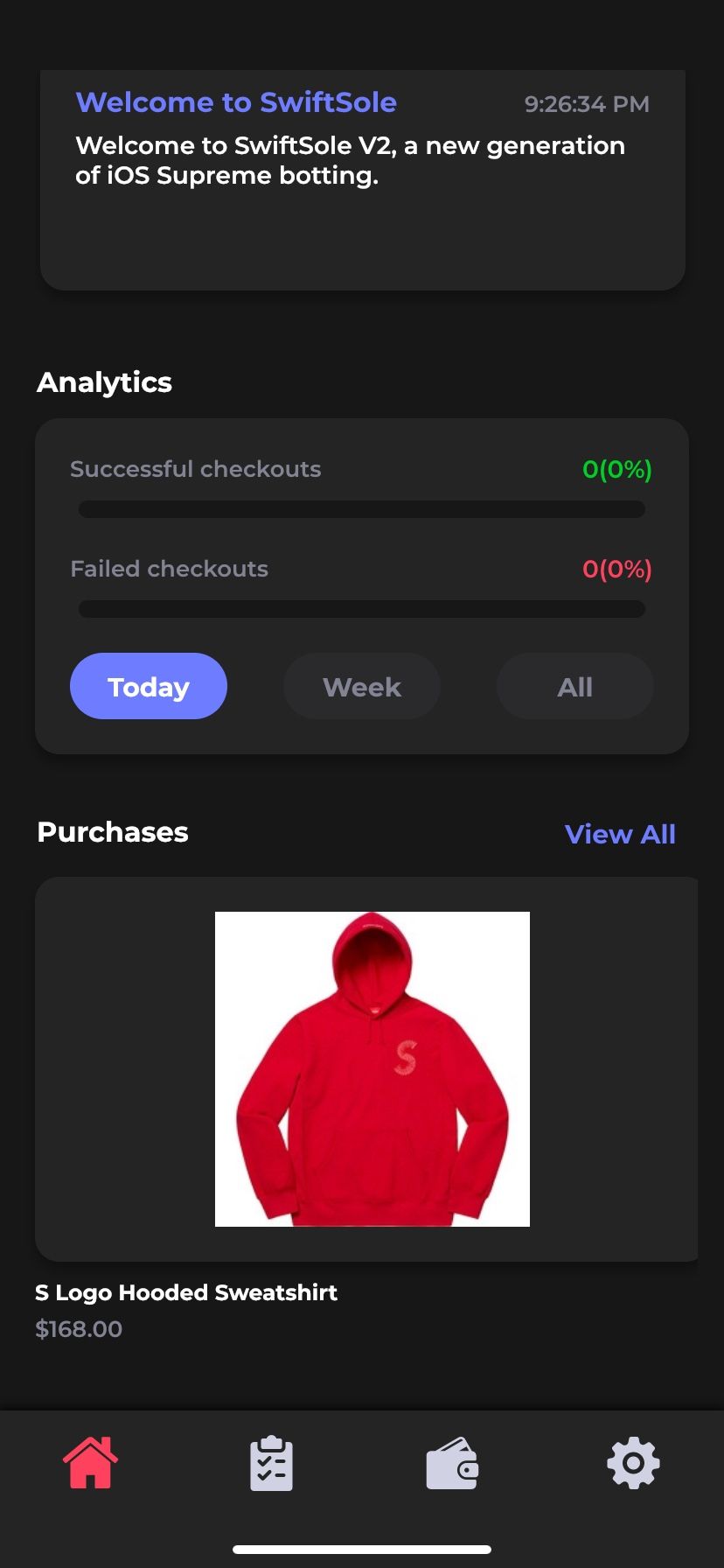 Supreme s logo hoodie