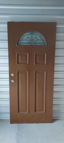 Texas Star Fanlite Wooden
4- Panel Front Exterior Door