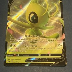 Celebi V Ultra Rare SWSH01: Sword & Shield Base Set 001/202 NM