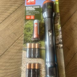 Ozark Trail Hybrid Power LED Flashlight