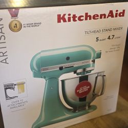 KitchenAid Artisan Stand Mixer 5 qt / 4.7 L – Aqua Blue