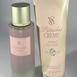 Victoria's Secret Pistachio Crème Fragrance Mist & Body Lotion Set