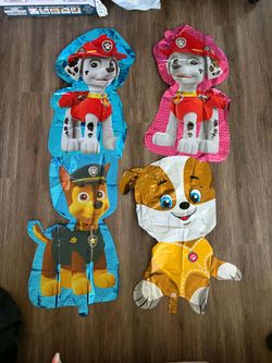 Paw Patrol Mylar Foil Balloons