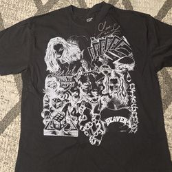 Ohgeesyxheaven sneakershop shirt.