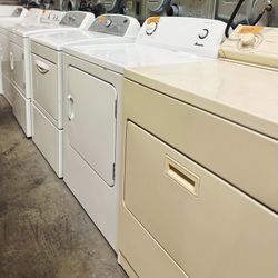 Electric Gas Dryers On Sale Laundry Dryers Serviced Cleaned w/Warranty 