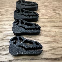 Set Of 6 T-Rex Chip Bag Clips 