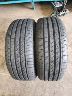 🔥 (2) 245 50 18 Pirelli Cinturato P7 All Season