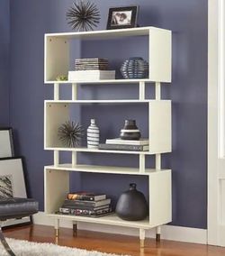 Mid-Century Modern 3-tier Bookshelf