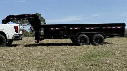 2026 gooseneck dump trailer  7’x16’ x2’  16k gvw