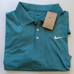 XXL Nike Golf Dri-Fit Men's Tour Print Polo Shirt