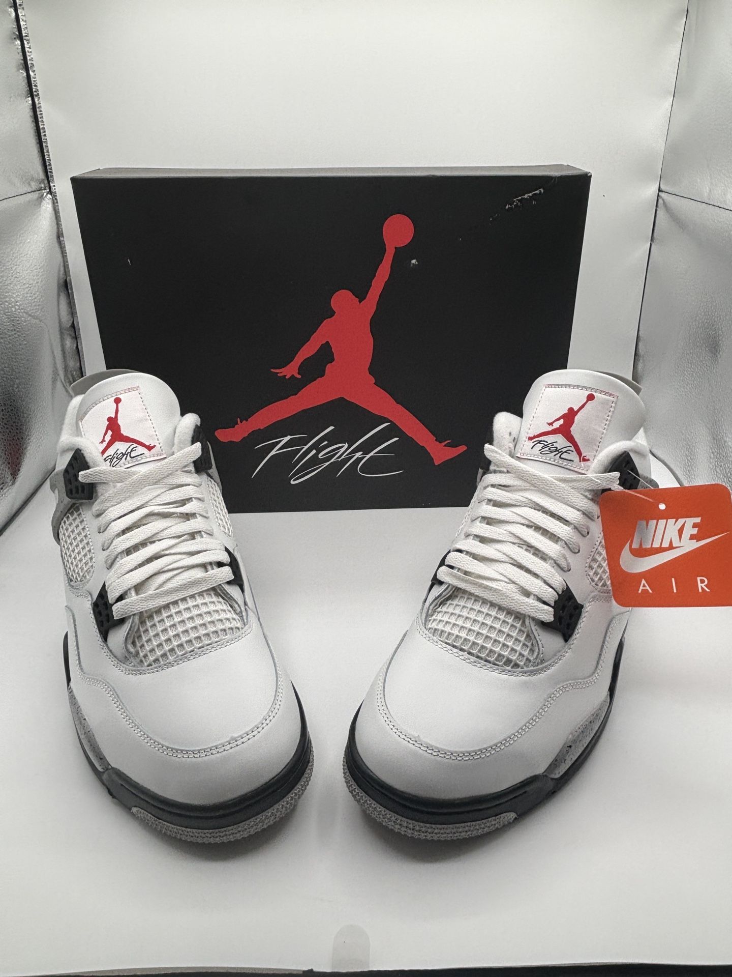 Jordan 4 White Cement 12 Men’s