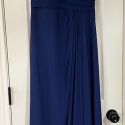 Bridesmaid Dress Bill Levkoff Navy Blue