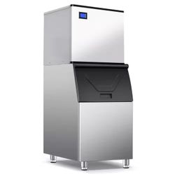  Commercial Silver Ice Maker 800 lbs. /24.  Ice Maker Full Size Cubes with 500 lbs.