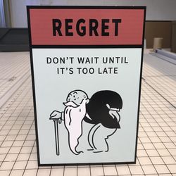 Monopoly Motivation Ikonick Poster Board Supreme KAWS Off White
