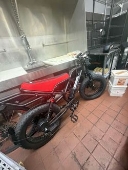 red ebike