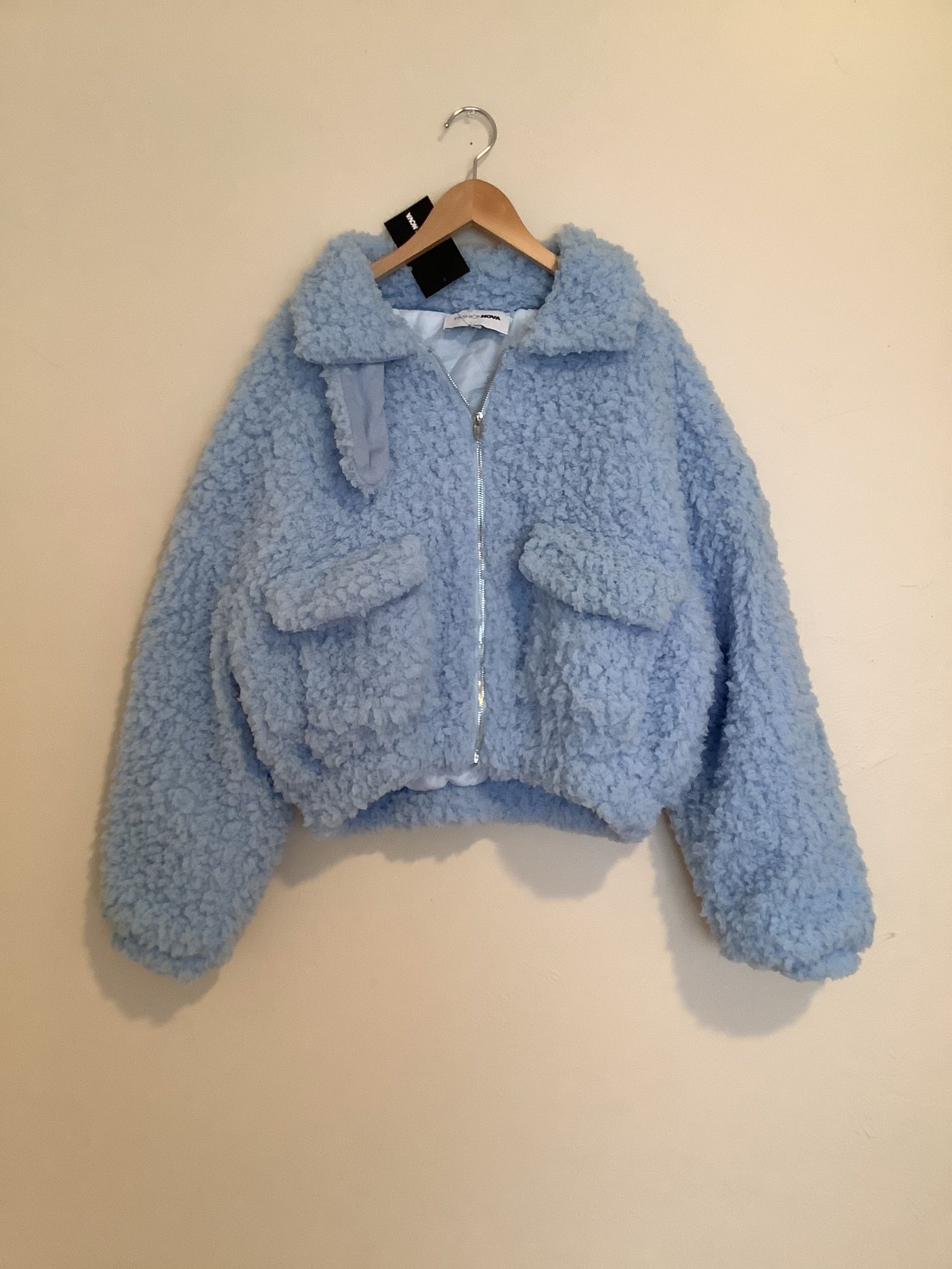 Cozy New Jacket Sherpa With Tags