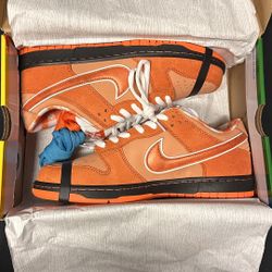 Nike Orange Lobster Dunks Size 11
