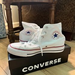 High Top White Converse