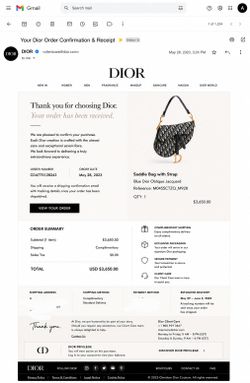 Blue Dior Oblique Jacquard