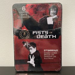 Fists Of Death 2 DVD Set Collectors Edition Steelbook NEW Bruce Lee Martial Arts